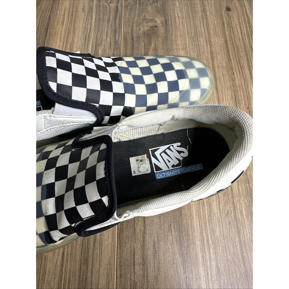VANS Mod Slip-On Shoes Sneakers Checkerboard Marshmallow 7.5M/9W - Picture 14 of 16